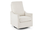 Ivory (1556) 11-Andie Boucle Nursery Glider Swivel Chair
