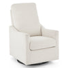 DCB: Ivory (1556) 13-Andie Boucle Nursery Glider Swivel Chair