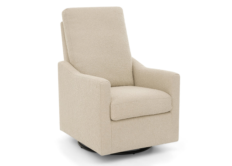 Light Camel (1584) 26-Andie Boucle Nursery Glider Swivel Chair