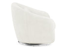 White Boucle (1539) 5-babyGap Hudson Glider Tub Chair with 360-Degree Swivel