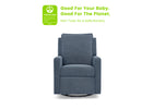 Slate (1549) 10-babyGap Harlowe Power Recliner and Swivel Glider with USB-A and Type-C Ports in Stain-Resistant Performance Fabric