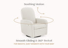Ivory (1556) 17-Teddy Nursery Swivel Recliner