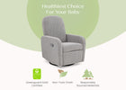 Grey (1557) 4-Teddy Nursery Swivel Recliner