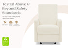 Pearl Boucle (1578) 3-Dove Manual Recliner Chair