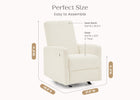Pearl Boucle (1578) 5-Dove Manual Recliner Chair