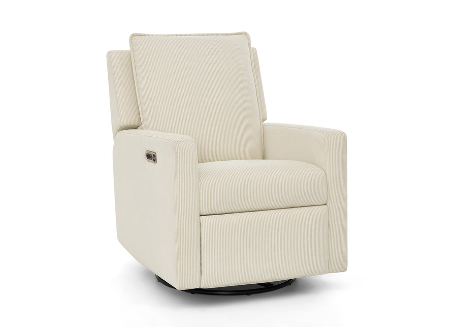 Almond (1581) 35-babyGap Harlowe Power Recliner and Swivel Glider with USB-A and Type-C Ports in Stain-Resistant Performance Fabric