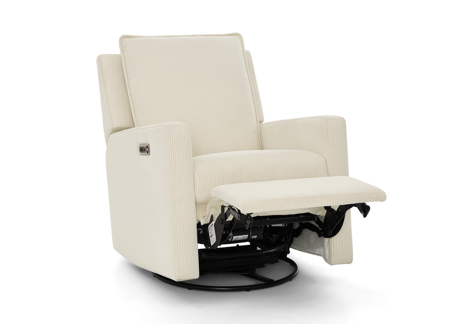 Almond (1581) 36-babyGap Harlowe Power Recliner and Swivel Glider with USB-A and Type-C Ports in Stain-Resistant Performance Fabric