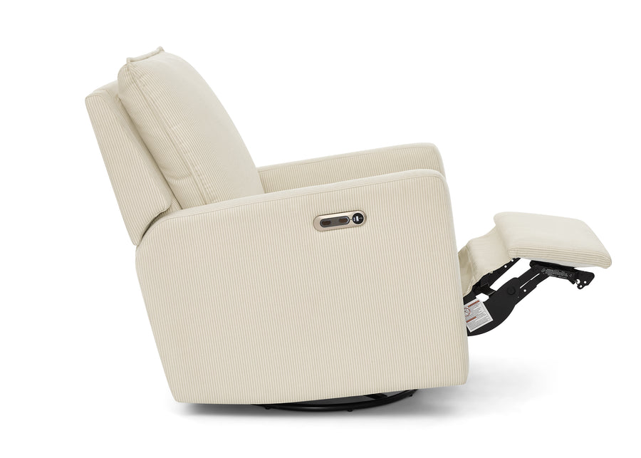 Almond (1581) 42-babyGap Harlowe Power Recliner and Swivel Glider with USB-A and Type-C Ports in Stain-Resistant Performance Fabric