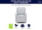 Sky Blue (1582) 64-babyGap Harlowe Power Recliner and Swivel Glider with USB-A and Type-C Ports in Stain-Resistant Performance Fabric