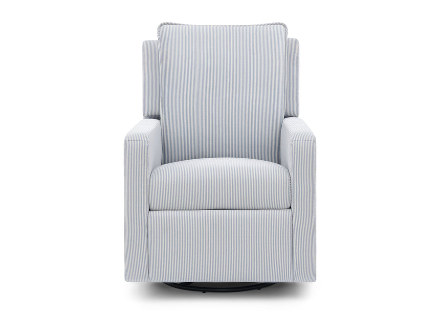 Sky Blue (1582) 27-babyGap Harlowe Power Recliner and Swivel Glider with USB-A and Type-C Ports in Stain-Resistant Performance Fabric
