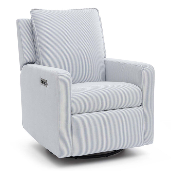 DCB: Sky Blue (1582) 31-babyGap Harlowe Power Recliner and Swivel Glider with USB-A and Type-C Ports in Stain-Resistant Performance Fabric