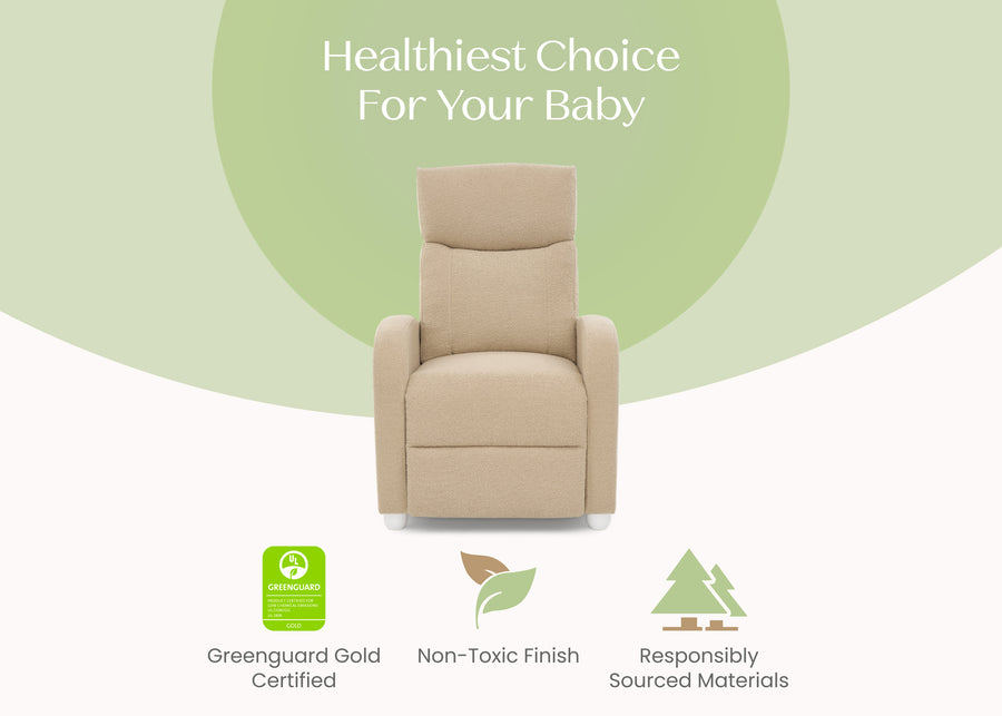 Wheat (1586) 22-Riley Pushback Stationary Recliner