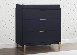 Midnight Grey with Melted Bronze (1361) 10-Hendrix 3 Drawer Dresser