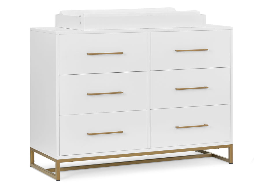 Jade 6 Drawer Dresser with Interlocking Drawers 13-Jade 6 Drawer Dresser with Interlocking Drawers
