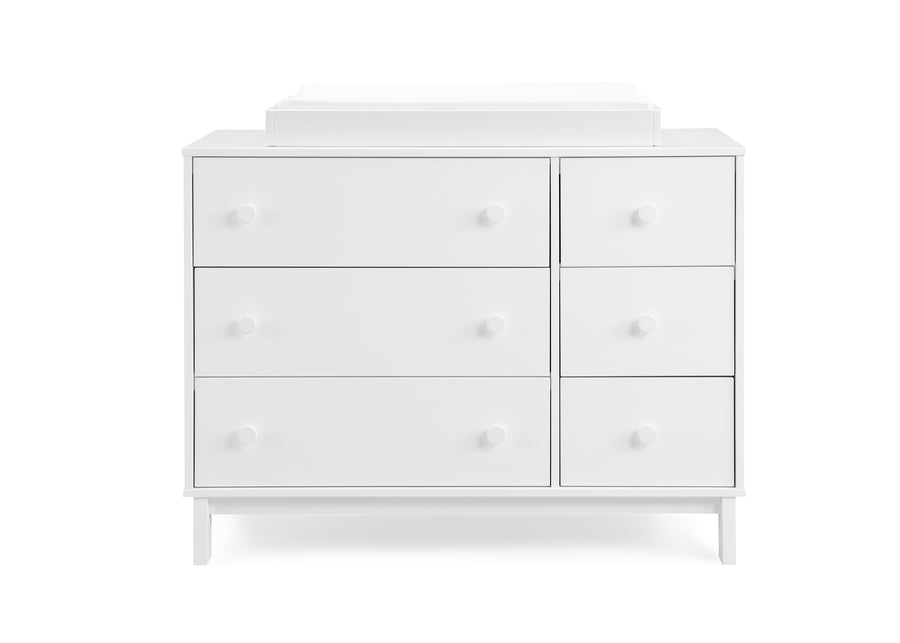 Bianca White (130) 10-babyGap Legacy 6 Drawer Dresser