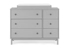Grey with Dark Grey (1478) 3-babyGap Legacy 6 Drawer Dresser