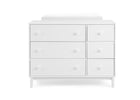 Bianca White (130) 3-babyGap Legacy 6 Drawer Dresser with Interlocking Drawers