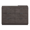 DCB: Rustic Grey (084) 38-Forever 6 Drawer Dresser with Interlocking Drawers - Naturals Collection