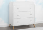 Bianca White with Natural (123) 17-Jordan 3 Drawer Dresser with Interlocking Drawers