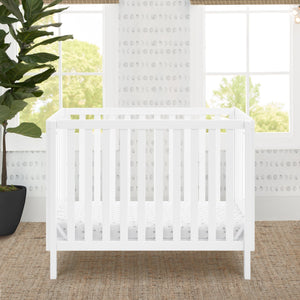 Bianca White (130) 28-Gio Mini Crib with 2.75-Inch Mattress