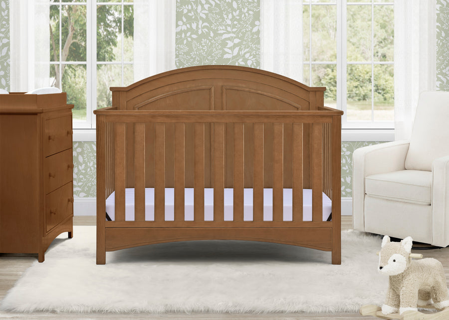 Chestnut (836) 25-Perry 6-in-1 Convertible Crib
