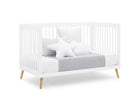 Bianca White with Natural (123) 29-Jordan 4-in-1 Convertible Crib