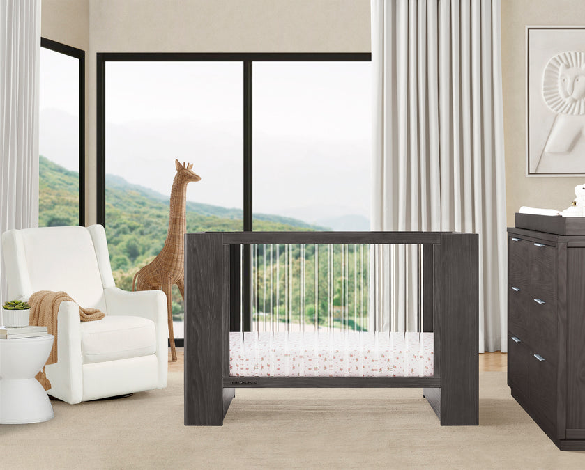 Rustic Grey (084) 16-Aerin 4-in-1 Convertible Crib