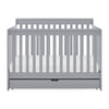 Grey (026) 11-Mercer 6-in-1 Convertible Crib with Storage Trundle