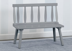 Grey (026) 3-Kids Wooden Windsor Bench
