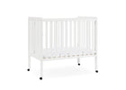 Bianca White (130) 23-Lee Portable Folding Mini Crib with 1.5-Inch Mattress
