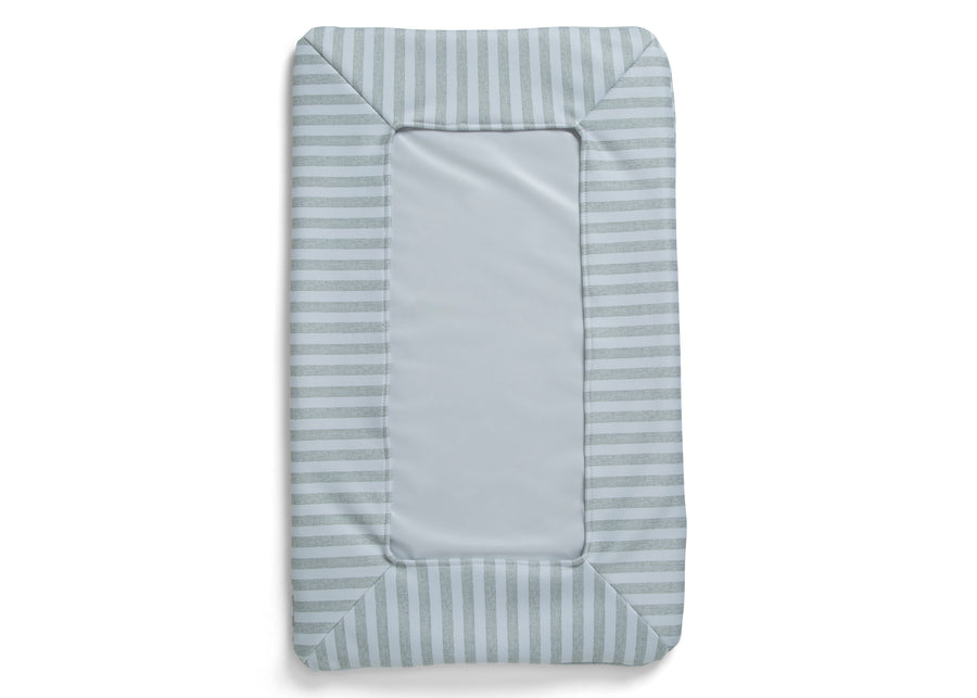 Grey Stripes (2359) 8-Fitted Bassinet Sheet Set, 2-Pack - Compatible with the Following babyGap Bassinet: 25508