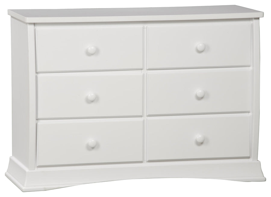 White (100) 6-Bentley 6 Drawer Dresser