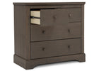 Rustic Grey (084) 4-Paloma 4 Drawer Dresser with Changing Top and Interlocking Drawers