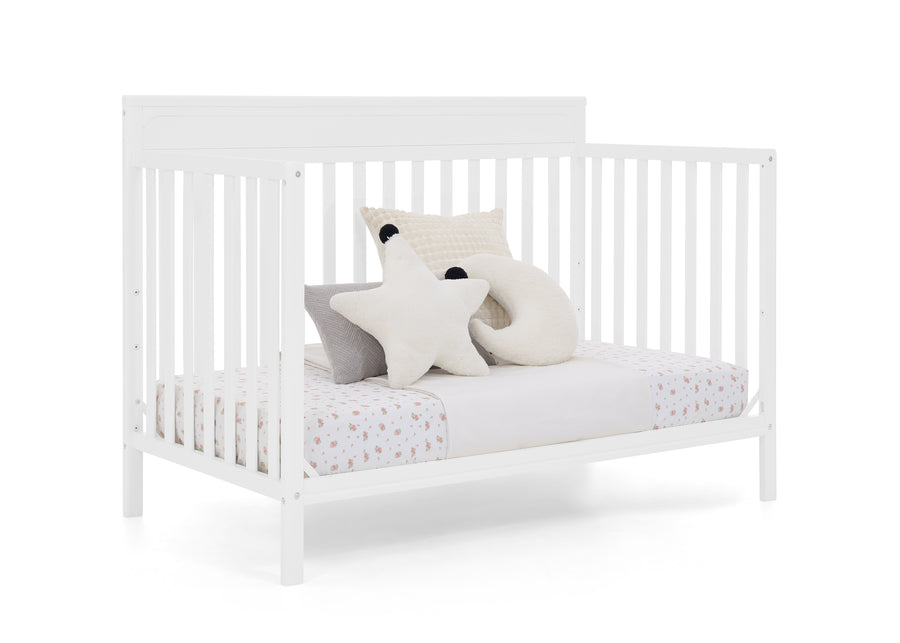 Bianca White (130) 28-Isabelle 6-in-1 Convertible Crib