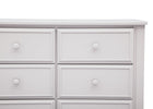 Bianca White (130) 5-Summit 6 Drawer Dresser with Interlocking Drawers
