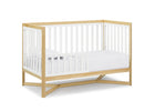 Bianca White with Natural (123) 45-Tribeca 4-in-1 Convertible Crib