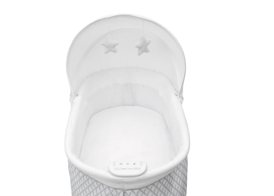 Grey Windchime (2340) 6-Deluxe Soothing Dreams Bassinet