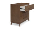 Teak Brown (1526) 17-Spencer 3 Drawer Dresser with Changing Top and Interlocking Drawers