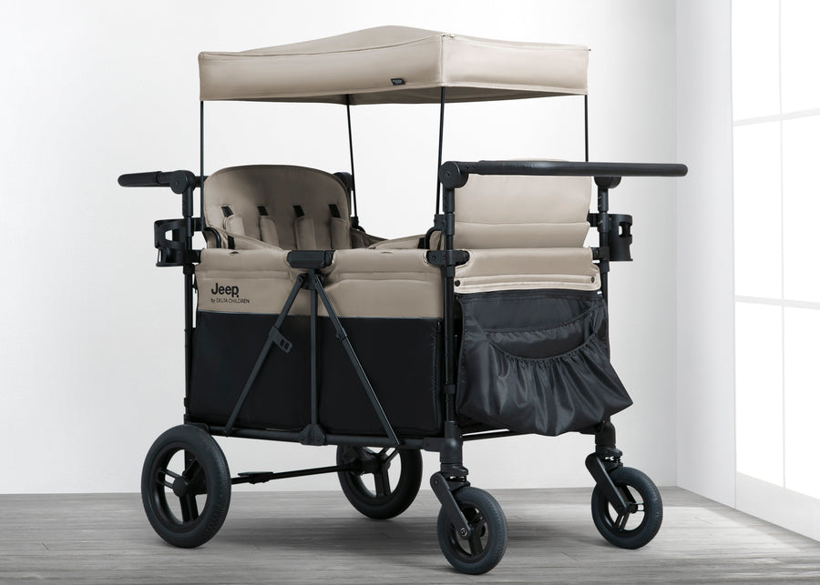 Black and Tan (2473) 10-Gladiator 4-Seater Stroller Wagon