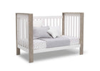Bianca White with Textured Limestone (184) 21-Miles 4-in-1 Convertible Crib