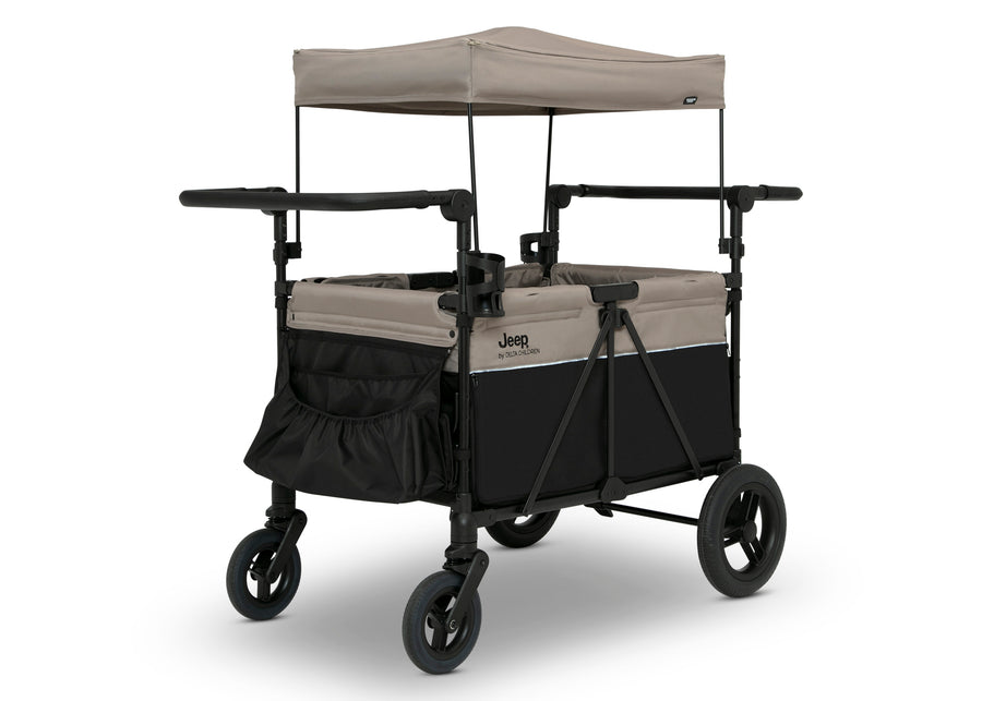 Black and Tan (2473) 9-Gladiator 4-Seater Stroller Wagon