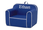 Blue and White (1193) 9-Personalized Cozee Chair for Kids