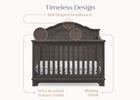 Rustic Grey (084) 6-Asher 6-in-1 Convertible Crib