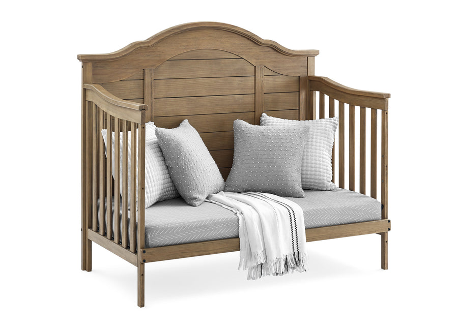Rustic Acorn (1383) 6-Asher 6-in-1 Convertible Crib