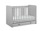 Grey with Dark Grey (1478) 20-babyGap Graham 4-in-1 Convertible Crib with Storage Drawer