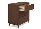 Teak Brown (1526) 16-Noah 3 Drawer Dresser with Changing Top and Interlocking Drawers