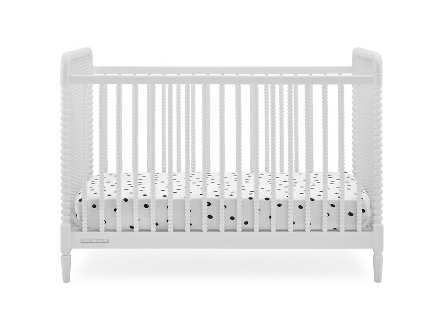Bianca White (130) 8-Saint 4-in-1 Convertible Crib