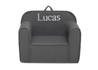 Dark Grey (23C) 20-Personalized Cozee Chair for Kids