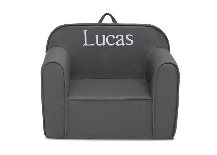 Dark Grey (23C) 20-Personalized Cozee Chair for Kids