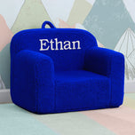 Personalized Cozee Sherpa Chair for Kids - Royal Blue (1296) - Accessories